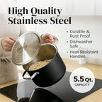 Cooler Concepts Pasta Pot with Strainer Lid - Image 5