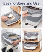 20-30 Lbs Rice Storage Container, Collapsible Food Storage Containers - Image 4