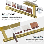 ASTOFLI Paper Towel Holder Under Cabinet No Drilling, Self Adhesive Paper Towel - Image 3