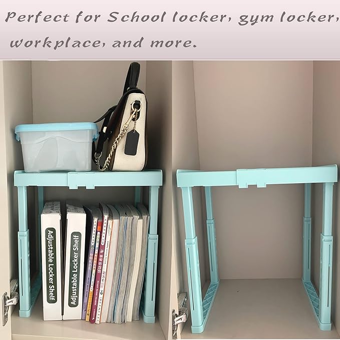 Locker Shelf Adjustable Height and Width, Locker Organizer - Image 5