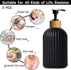 Black Glass Soap Dispenser Set - Image 4