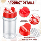 Eccliy 36 Pack 3 oz Clear Plastic Spice Jars - Image 3