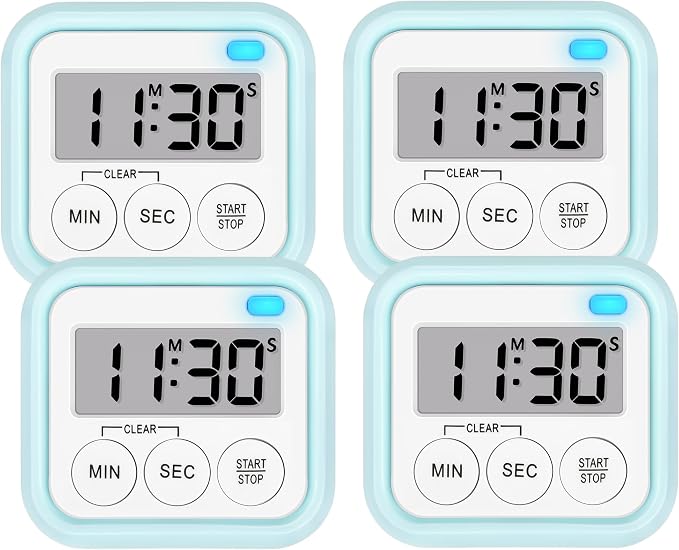 Timer, Kitchen Timers for Cooking Classroom Timer for Kids Teachers Magnetic by AOUVES