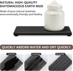 3PCS Stone Drying Tray, Stone Soap Tray, Water Absorbing Stones Trays - Image 2