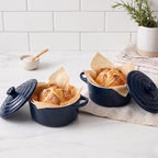 Kook Ceramic Mini Cocotte Set, Small Casserole Dishes - Image 3