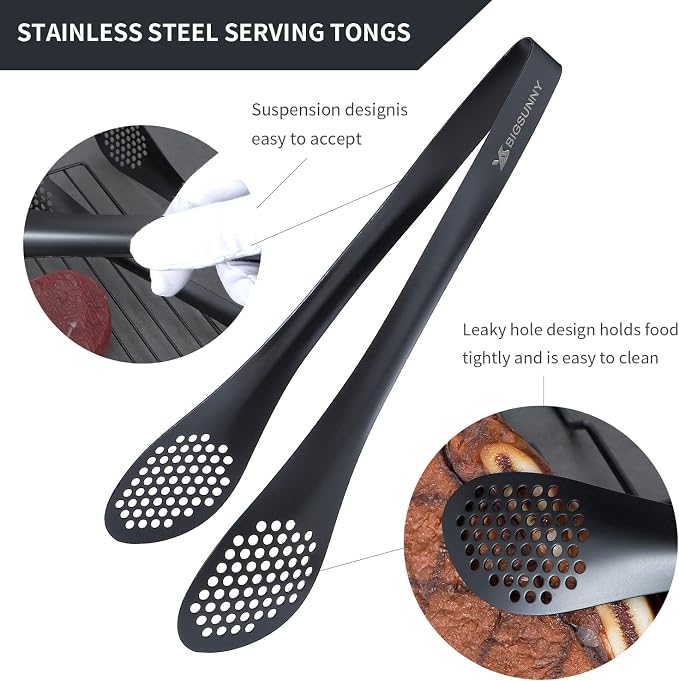 MSY BIGSUNNY Stainless Steel Buffet Tongs - Image 3