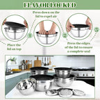 8PCS Mixing Bowls with Lids Set - Image 5
