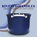 CONCORD Sapphire Nonstick 7 Quart Stock Pot Cookware Set - Image 4