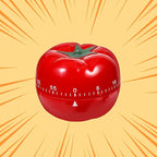 Cute Tomato Shape Kitchen Cooking Timer Kitchen 360 Degree Rotating Craft - Image 7