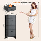 Sweetcrispy Tall Fabric Dresser - Image 3
