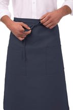 Chef Works Unisex Two Pocket Bistro Apron - Image 4
