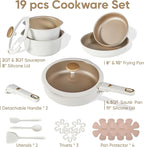 CAROTE 19 Pcs Pots and Pans Set, Nonstick Cookware Sets - Image 2