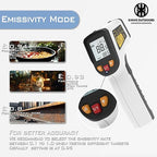 KNINE OUTDOORS Infrared Thermometer Laser Temperature Gun, -58℉ to 1112℉ - Image 4