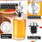 Pafusen 2 Pack Olive Oil Dispenser Bottle, 12 oz Oil Bottles - Image 3