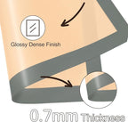 Silicone Baking Mat, 3 Pack Reusable Baking Sheet, Non-Stick ＆ Food Safe - Image 4