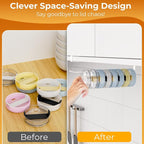 Quehun 2 PCS Tumbler Lid Organizers, Ample Lid Capacity Up to 30 Lids, No - Image 7