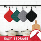 4 Pack Pot Holders for Kitchen Clearance Oven Potholders Sets for Kitchens Hot - Image 5
