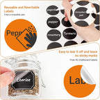 DHSBTLS 4 oz Mini Square Spice Jars, 24 Pack Glass Mason Jars - Image 3