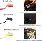 7 Pcs Multi-Purpose Crevice Cleaning Brush Tool - Image 5