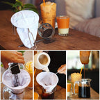 Coffee Sock Strainer Traditional Thai Brewing Coffee Filter - Image 6