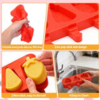 Juome Cake Pop Mold Kit, 6 Cavities Fruit Shape Cakesicle Molds Silicone - Image 6