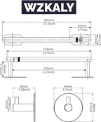 Paper Towel Holder Under Cabinet, Self Adhesive or Wall Mounted SUS304 - Image 7