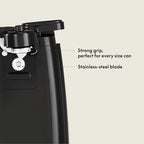 bella Electric Can Opener and Knife Sharpener, Removable Cutting Lever - Image 3