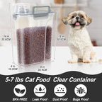 LEAWALK 5Lbs Airtight Cat Dog Food Storage Container - Image 3