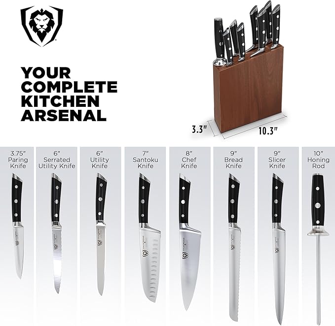 Dalstrong 8-Piece Knife Block Set — German High-Carbon Steel, Hand-Polished - Image 6