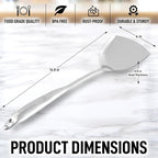 Zulay Kitchen Stainless Steel Wok Spatula - Image 4