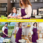 ROTANET Extra Large Apron for Men Adjustable Bib Aprons - Image 6