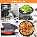 Silicone Splatter Screen for Frying Pan, Grease Splatter Guard, Heat-Resistant - Image 6