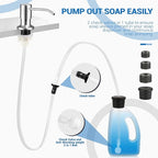 Yofidra Sink Soap Dispenser Extension Kit: Under Sink Dish Soap Dispenser - Image 4