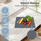 Large Stone Drying Mats for Kitchen Counter, Quick Dry Stone Dish Drying Mat - Image 3