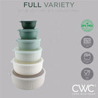 COOK WITH COLOR Prep Bowls with Lids- Wide and Deep Nesting Plastic Small - Image 3