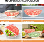 Reusable Bowl Covers for Bread Proofing（2 Large）- Cotton Beeswax Bowl Covers - Image 5
