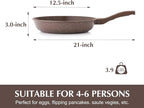 SENSARTE Nonstick Frying Pan Skillet, Omelette Pan, Healthy Stone Cookware - Image 6
