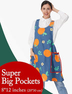 Cozy Adjustable Cross Back Aprons - Image 2