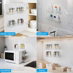 12 inch Spice Rack Wall Mounted, 4 Pack Spice Organizer Shelf - Image 4