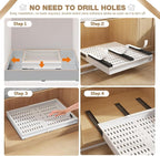Seinloes 2 Pack Pull Out Cabinet Organizer - Image 7