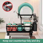 MOUKABAL Dish Drying Rack, Dish Rack, Stainless Steel Dish Racks - Image 8