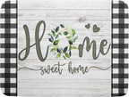 Giwawa Home Sweet Home Dish Drying Mat 18x24 Inch Spring Summer Green Leaf by Giwawa