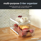 madesmart 2 Tier Organizer, Under Cabinet Storage - Image 4