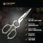 Kitchen Scissors for Food | Professional Chef Endorsed | Kitchen Shears Heavy - Image 2