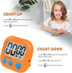 12 Pack Small Digital Kitchen Timer Magnetic Back and ON/Off Switch, Minute - Image 3
