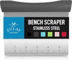 Zulay Premium Multi-purpose Stainless Steel Bench Scraper & Chopper, Quick & by ZulayKitchen