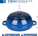 VORRINGARD Enameled Cast Iron Dutch Oven Pot - Image 2