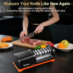 Knife Sharpener Electric for Kitchen Knives, - Image 2