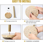 Koville Paper Towel Holder Countertop, Standing Paper Roll Holder - Image 4