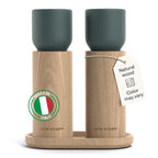 LARS NYSØM Wooden Salt and Pepper Grinder Set Manual by LN